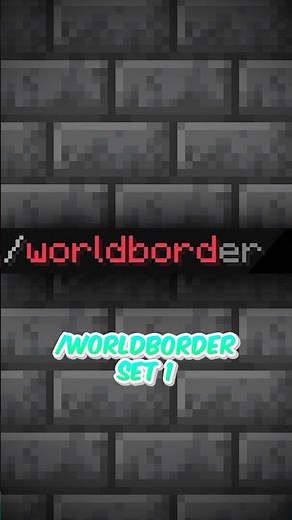 SO ERSTELLST DU EINE WORLDBORDER #minecraft #tutorial #command #shorts