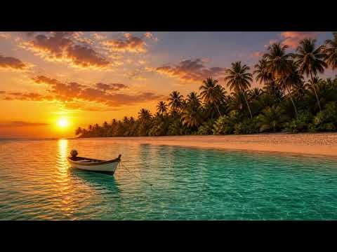 Fall Asleep Fast • Ocean Wave Sounds for Deep Sleep & Relaxing Tropical Beach 4K