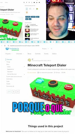 Minecraft Teleport Dialer: A Revolução em Waypoints e Automação! #shorts