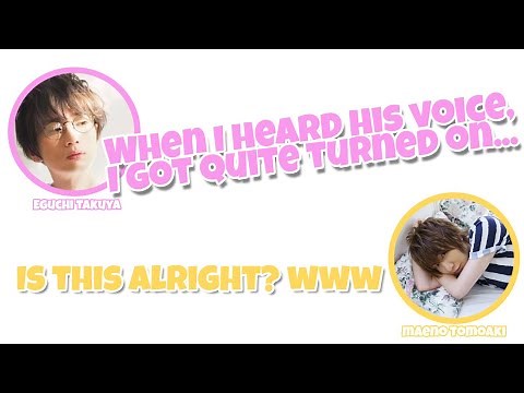 [ENG] Eguchi Takuya got turned on by Murase Ayumu's voice compilation