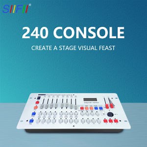 [Hot Item] Good Price DJ Equipment Mini Disco Console Black Disco 240 a DMX Controller Manual for PRO Stage Lighting