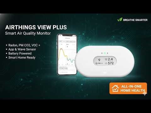 Airthings View Plus Review — Ultimate Radon & Air Quality Monitor (PM2.5, CO₂, VOCs)
