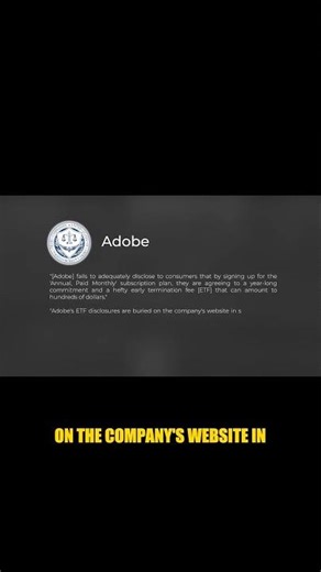 Adobe Hid This Fee… Until FTC Exposes Adobe's Hidden Fees #news