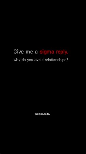 AlphaCode | Mindset on Instagram: "Reply, ... Captions 🎯 Relationships can wait. Self-respect can’t. .. Follow - @alpha.code._ for dark mindset, bright wins. Follow - @alpha.code._ .. #motivation #sucess #fyp #virel #single"