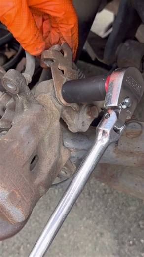 How to Remove E-Brake from Rear Caliper (Ford Fusion EASY FIX) #mechanic #mobilemechanic #ford