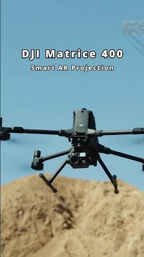 DJI Matrice 400 Smart AR Projection Features Explained in Less than 20 Seconds ⏲️