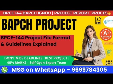 BPCE 144 Project File Format & Guidelines Explained BPCE 144 Project File Format 2026 🔥 Marks Trick