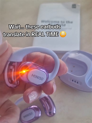 Never get lost in translation again 🌍✨ The MINISO lets you speak & understand real-time in 130 languages — just pop them in and start talking! Perfect for travel, meetings & connecting with anyone, anywhere 🌐🎧 #Miniso #TranslationEarbuds #LanguageHack #TechTok #TravelGadget
