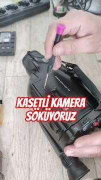 Klasik Kasetli Video Kamera Nasıl Sökülür? #nasılyapılır #sökme #klasik
