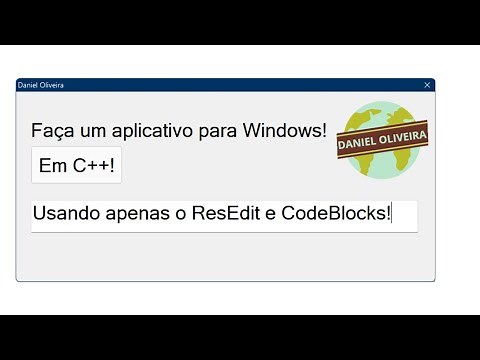 Como criar um APLICATIVO em C++ com INTERFACE GRÁFICA usando o CodeBlocks e o ResEdit
