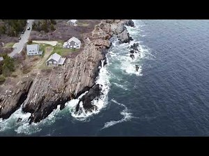 Bailey Island, Maine. 4K Drone tour.
