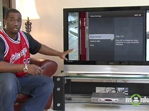 Configuring the Picture from a High Definition DVR Box