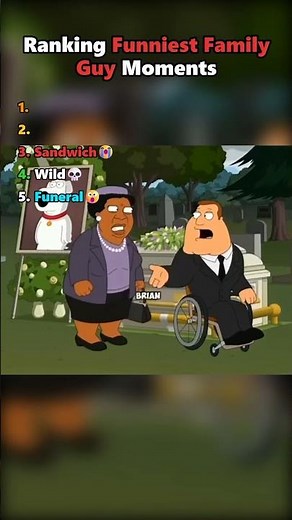 Ranking the FUNNIEST Family Guy Moments (Part 21)💀😂 #funny #familyguy #viral