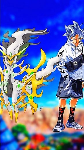 Drip Goku vs Arceus 🗿 | Ultimate Battle | Animevesto #anime #goku #arceus