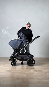 Searching for a single-to-double pram that effortlessly fits into the smallest spaces? Look no further. The NUVO Pram is designed to make your life easier. It not only folds simply with the seats attached in single or double mode, but the seats can be easily removed and can be stored flat. | Redsbaby