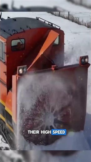How Trains Clear Tracks During Heavy Snow