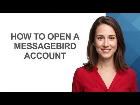 How to Open a Messagebird Account - AshleyHowTo