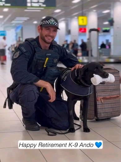 Celebrating K-9 Ando's Retirement After 6 Years of Service