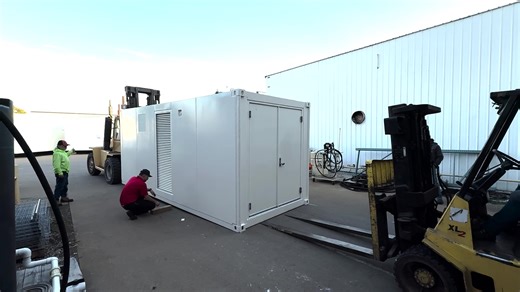 Teamwork in motion 💪 At Enercon, precision doesn’t stop at design and fabrication, it carries through to the final step. Our crew worked in perfect coordination to load one of our units for shipment to a customer. Every move counts when delivering mission-ready power. | Enercon