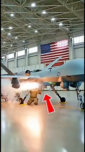 A sudden spark under a USAF drone turns into a dramatic moment as a training missile unexpectedly ignites during routine maintenance. Thanks to the quick reaction of the ground crew, the situation stays under control — a reminder of how intense and demanding military work can be. Salute to our Airmen who handle pressure with absolute professionalism. 🇺🇸✈️ ⚠️ Disclaimer This video is for educational and entertainment purposes only. Scenes are simulated/training environment — not real danger or 