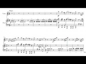 WEDDING MARCH - Mendelssohn - for Violin and Piano (BEST VERSION) // Sheet Music - Score