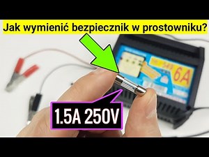 How to replace a fuse in a car battery charger?
