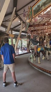 KNOEBELS 🎠🎢🥰 Always the best time on their Grand Carousel! Knoebels Amusement Resort As we close out 2025 it's time to share our top reels for the year!! This one was the 2nd top watched and shared at 1.9M! #knoebels #knoebelsamusementpark #visitpa #carousel #grandcarousel #carouselhorse #brassring #themepark #themeparks #themeparkfun #BestOf2025 #justoutnabout #2025reels | Just Out 'n About