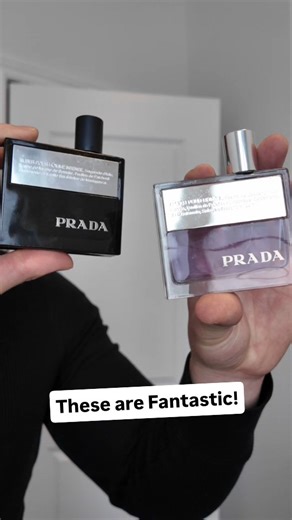 Chad Seacrest on Instagram: "Two Prada fragrances nobody talks about but should 👀 Prada Amber Pour Homme vs Prada Amber Pour Homme Intense. I wanted to see if either of these are actually full bottle worthy 👇 🧼 Prada Amber Pour Homme Amber with fresh spicy and soapy elegance. Neroli, cardamom, myrrh, saffron, labdanum, vanilla, leather, and sandalwood. Extremely classy and put together. I finally understand why people call this luxury hotel soap in the best way possible. 🌑 Prada Amber Pour H