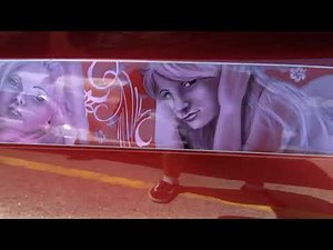 Car show outside Ritz Strip Club Houston, Texas