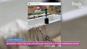 Jennifer Aniston Reveals How She Avoided Wrinkling Her SAG Awards Dress: 'Harder Than It Looks!'