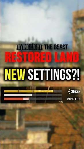 You Can Turn These Off In Dying Light The Beast Restored Land!!!
