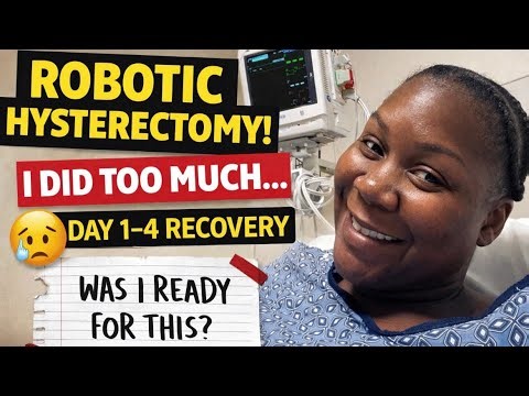 Robotic Hysterectomy Recovery Vlog | Day 1 to Day 4 Recovery, Gas Pain, Walking & Healing