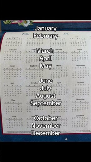 How do you visualize the year?