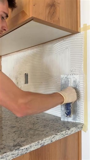 How to install tile in the kitchen | The Creative KH