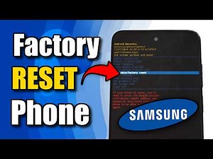 How to Factory Reset Samsung Phone in Recovery Mode (No Password Needed)