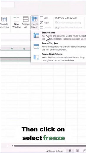 🧊 Freeze Header Rows in Excel | Excel for Beginners