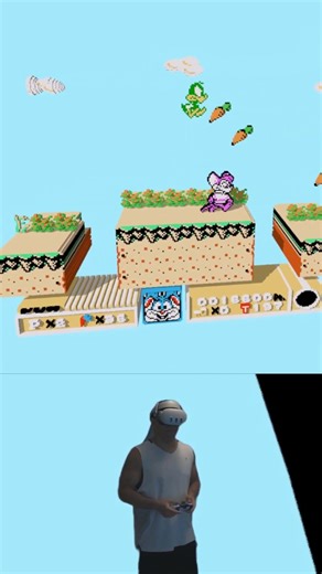 Tiny Toon Adventures NES in VR 3DSenVR 4