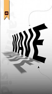 Create Wave Effect in Adobe Illustrator #illustrator #illustratortutorial #tutorial #design