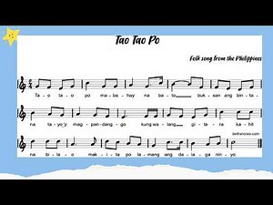 TAO TAO PO- FOLK SONG FROM THE PHILIPPINES