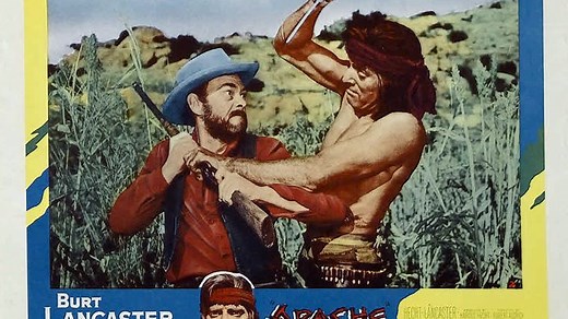 Apache 1954 with Burt Lancaster, Jean Peters, Charles Bronson and John Dehner