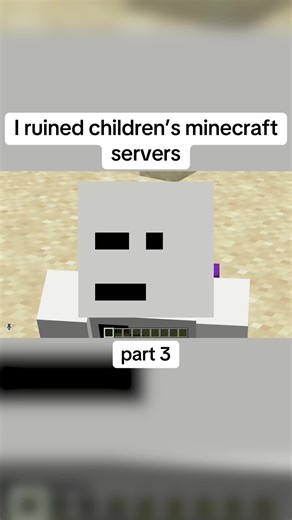 part 3 | I ruined children’s minecraft servers | Credits:CountlessMC | #minecraft #fyp #countlessmc #foryoupage #fypシ゚