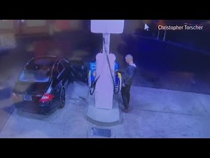 Man seen on camera switching gas pump nozzles in Roseville, California