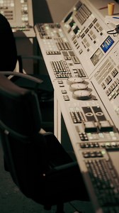 empty power plant control room