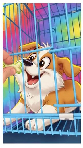 Cute Puppy Gets Excited for Treat! 🦴💖 | Funny Dog Reaction Animation