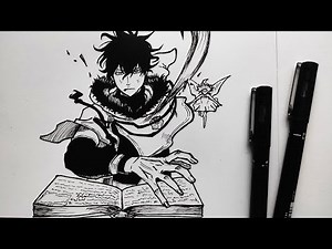 How to draw Yuno | Black✿Clover
