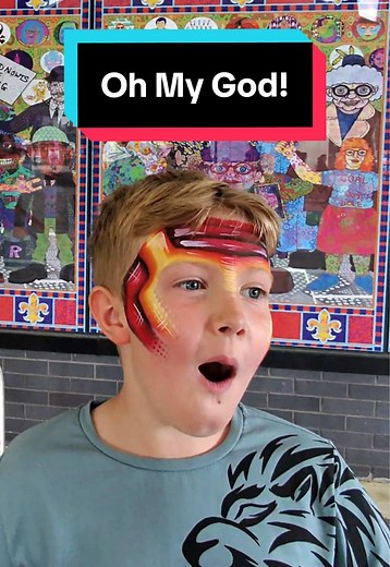 Iron Man Face Painting: A Brilliant Transformation