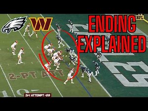 You CANNOT Make Up How The Philadelphia Eagles Washington Commanders Game ENDED.. | Ending Explained