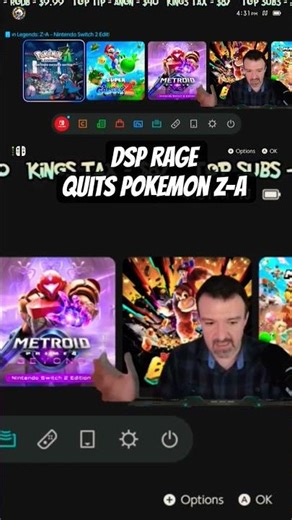 DSP Rage Quitting Pokemon Z-A #dspgaming #dsp #gaming #ragequit #dspsearch #anger #comedy #lol