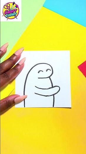 Making a Cute Flork Flower Card 🌸✨ #Shorts