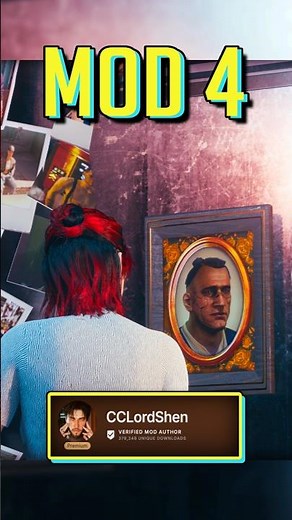 Simple, RPG & Lore-Friendly Cyberpunk Mod (adds Variety) #shorts